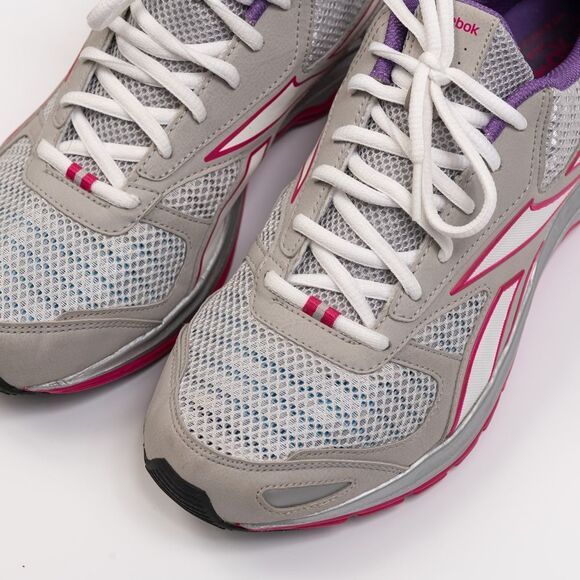 Reebok DMX Ride Sneakers gray pink Shoes size 10 - Picture 4 of 12